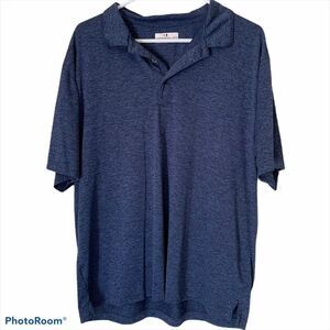 Grand Slam Feathered Navy Blue‎ Polo